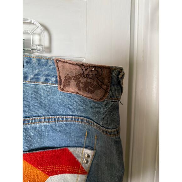 Vintage Y2K Rocawear Baggy Jeans 50W 48x33 Embroider Wide Leg Hip Hop Streetwear - Picture 5 of 9